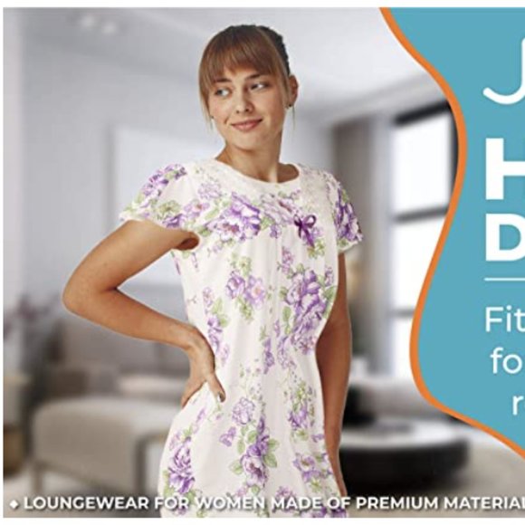 Women Nightgown Sleepwear for Women Sexy Soft Gown - Picture 4 of 7